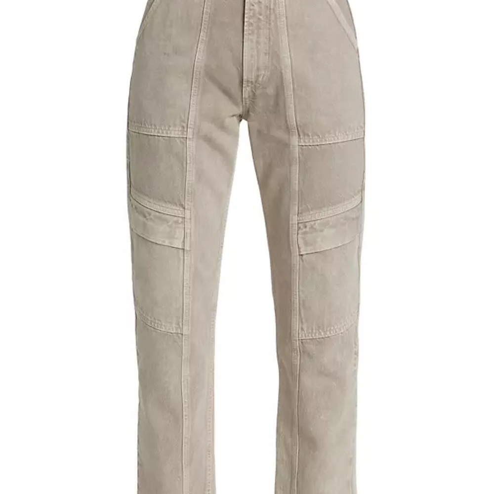 AGOLDE Tan Denim Pants